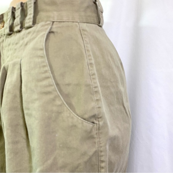 Vintage 90’s Greatland Apparel Khaki Walking Shorts Size Small Trouser Pleated - Picture 6 of 9